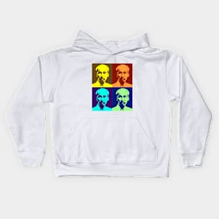 Ho Chi Minh Pop Art Design Kids Hoodie